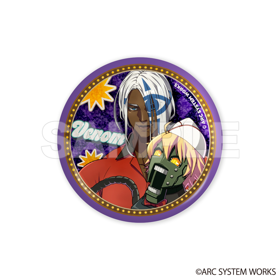 GUILTY GEAR -STRIVE- アメリカンダイナー グリッター缶バッジ