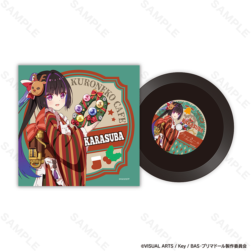プリマドール レコード風ジャケット付コースター 月下【MeeToMa