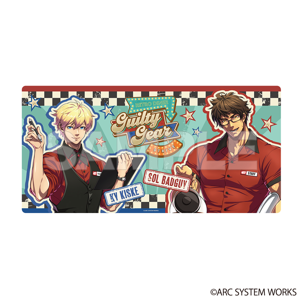 GUILTY GEAR -STRIVE- アメリカンダイナー ラバーマット ソル