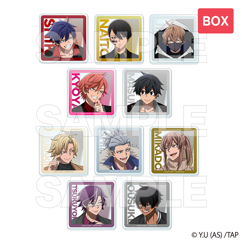 桃源暗鬼 ～off shot style～ 描き起こしアクリルコースター＜BOX