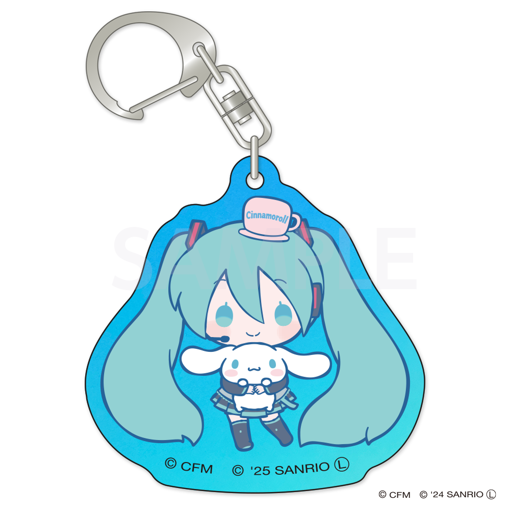 シャカシャカアクリルスタンド 初音ミク×Cinnamoroll【MeeToMa