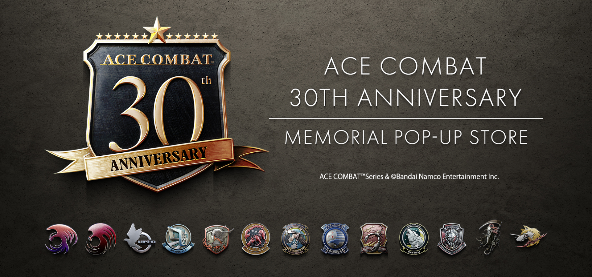 ACE COMBAT 30TH ANNIVERSARY MEMORIAL POP-UP STORE