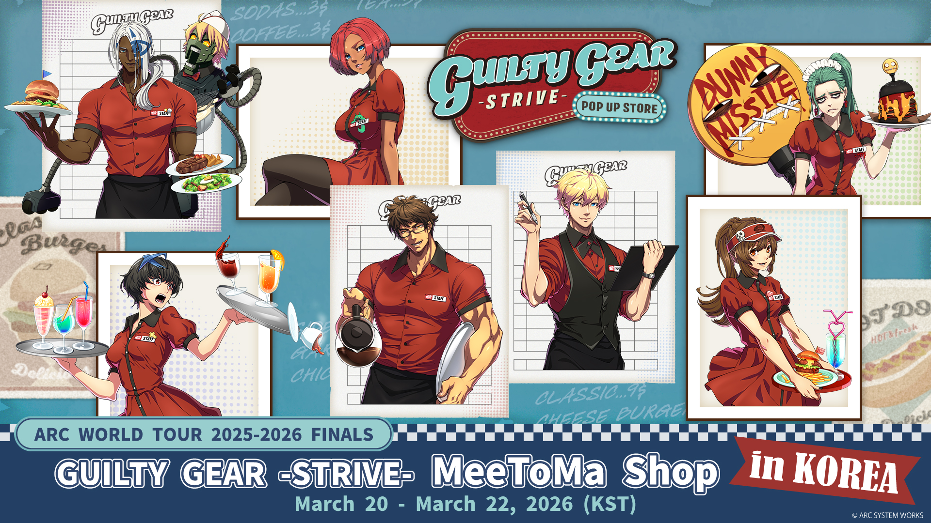 ARC WORLD TOUR 2025-2026 FINALS』会場内に出店決定！【MeeToMa