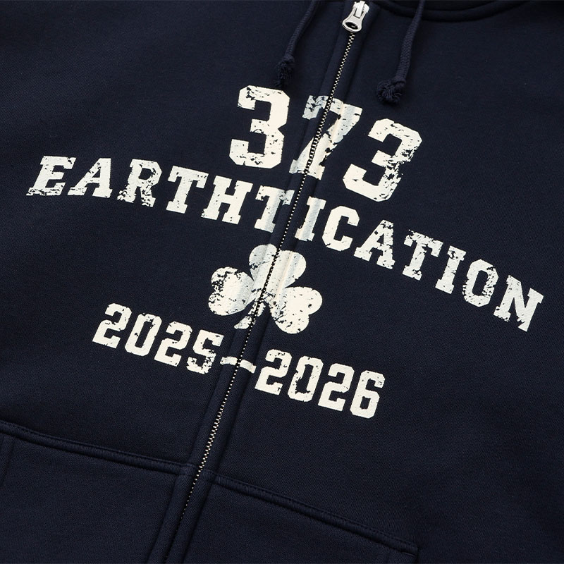 373 Clover Hoodie〔NAVY〕【THREE SEVEN THREE SHOP】