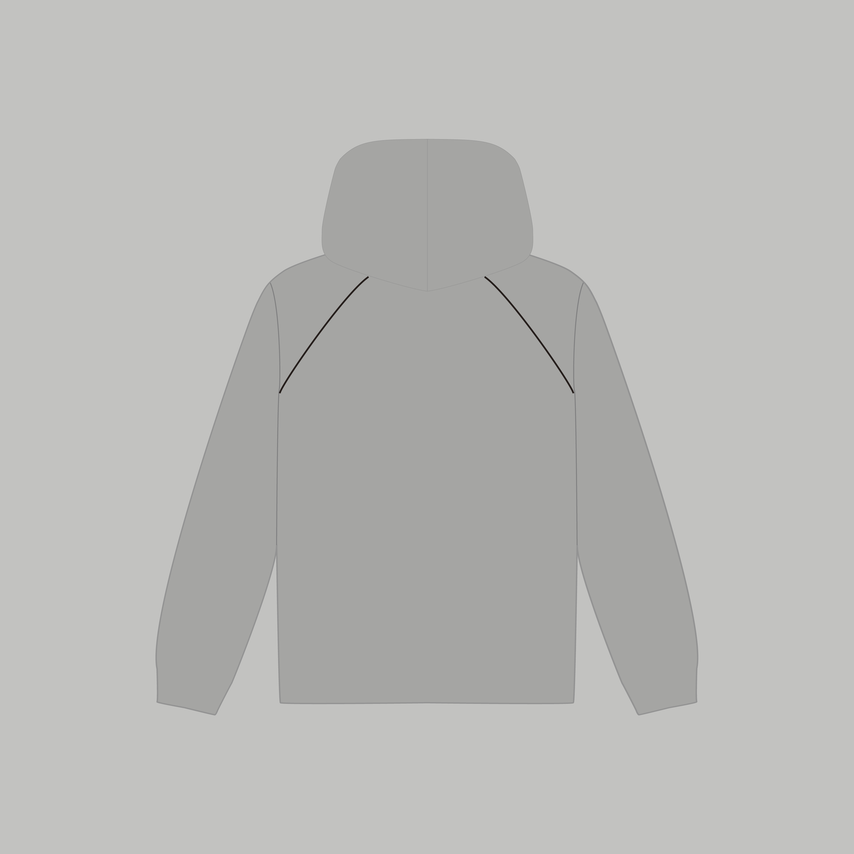 美波【PREMIUM☆APPAREL】373 ZIPUP HOODIE GRAY THREE SEVEN THREE SHOP】