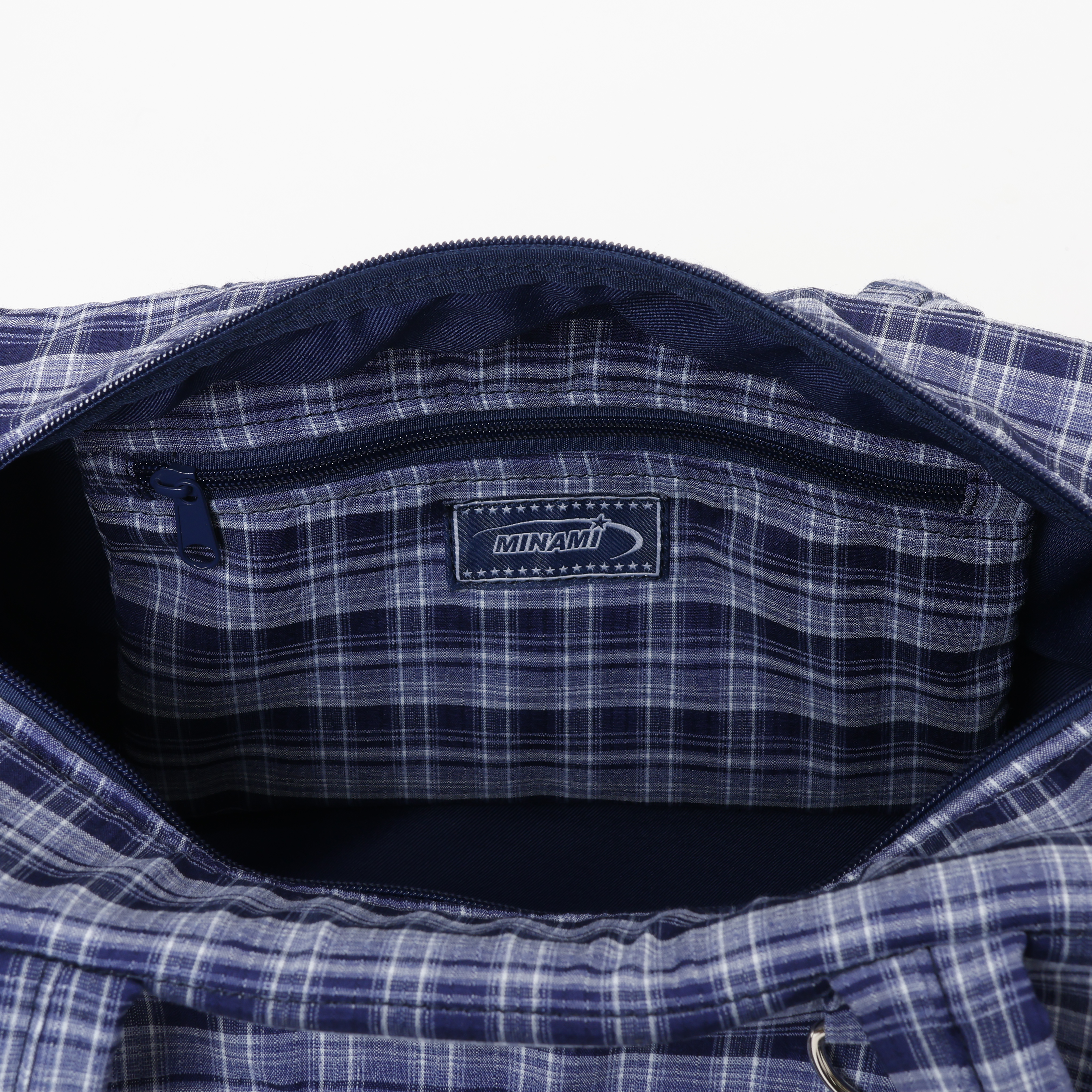 美波　373 Earthtication tartan boston バッグ ☆373Premium apparel】Earthtication tartan bosuton【THREE SEVEN