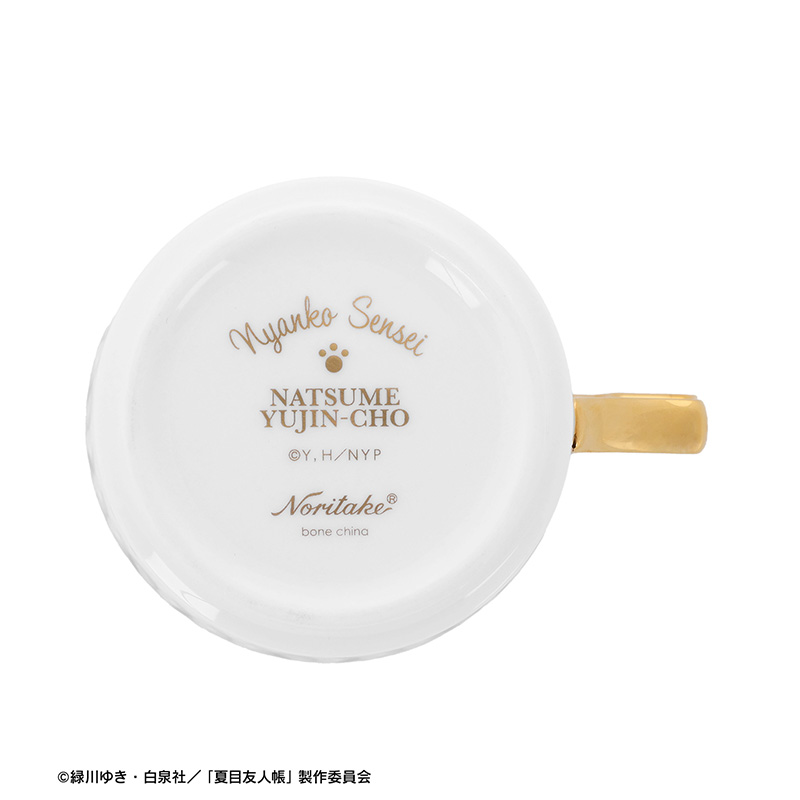 手作り額付き作品　title「はるうららニャンコ」 ノリタケコラボ ニャンコ先生 カップ＆ソーサー【夏目友人帳 アニメ