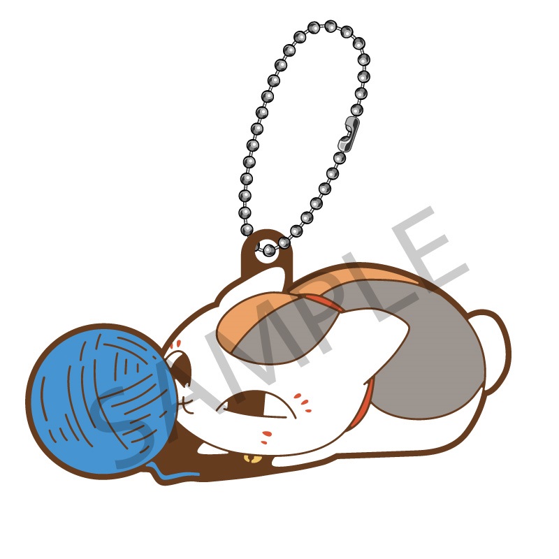 夏目友人帳ニャンコ先生ラバーマスコット【夏目友人帳 アニメ公式