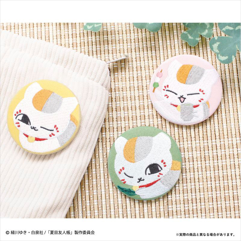 夏目友人帳シークレット刺繍缶バッジ 単品（全10種）【夏目友人帳