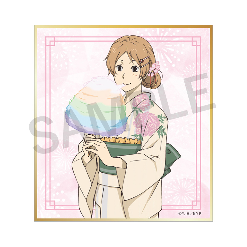 夏目友人帳 妖花札 百人一首 かるた ジャケットイラストカード まとめ売り26点 ミニ色紙コレクション（浴衣）【夏目友人帳 アニメ公式オンラインストア】