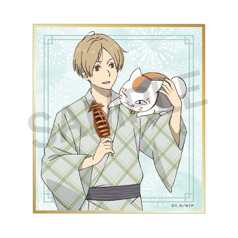 ミニ色紙コレクション（浴衣）【夏目友人帳 アニメ公式オンラインストア】