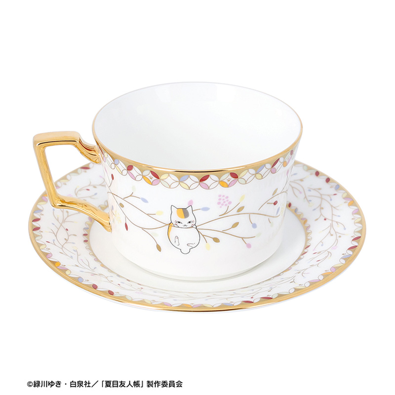 ノリタケコラボ ニャンコ先生 カップ＆ソーサー【夏目友人帳 アニメ