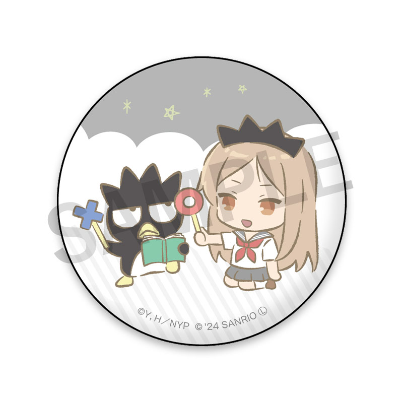 夏目友人帳 的場 推しカード サンリオ 原画 缶バッジ　セット 缶バッジコレクション（サンリオキャラクターズコラボ第二弾