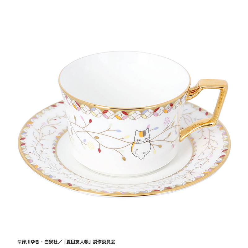 ノリタケコラボ ニャンコ先生 カップ＆ソーサー【夏目友人帳 アニメ