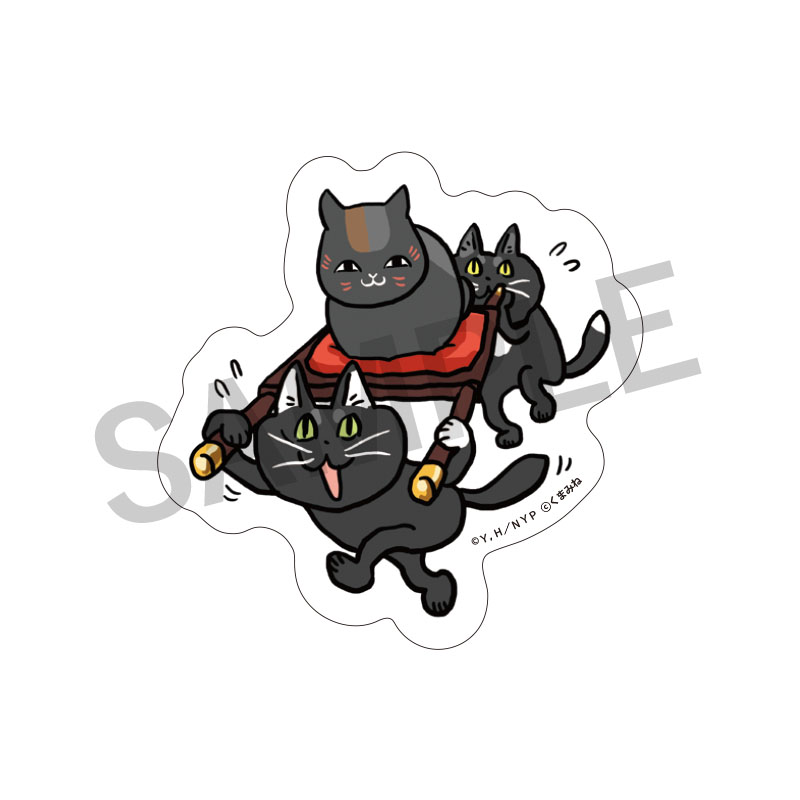 缶ケース付ステッカーセット（ニャンコ先生と仕事猫）【夏目友人帳