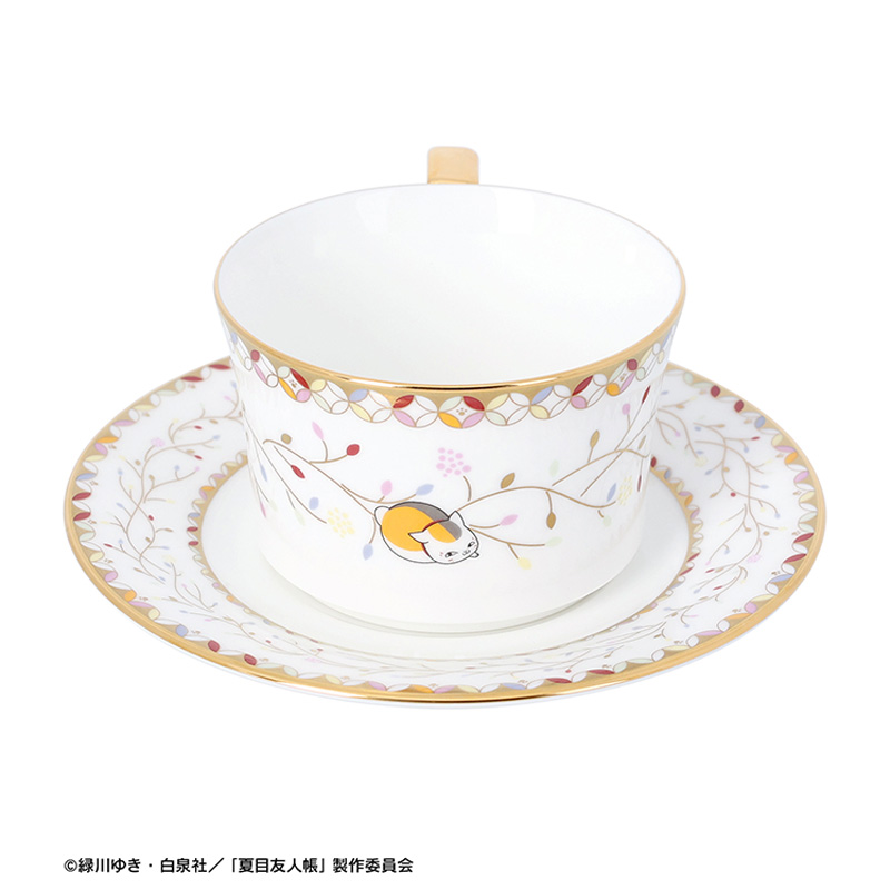ノリタケコラボ ニャンコ先生 カップ＆ソーサー【夏目友人帳 アニメ