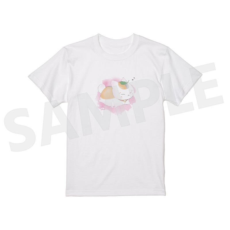 ニャンコ先生 デフォルメAni-Art Tシャツ モモイロ【夏目友人帳 アニメ