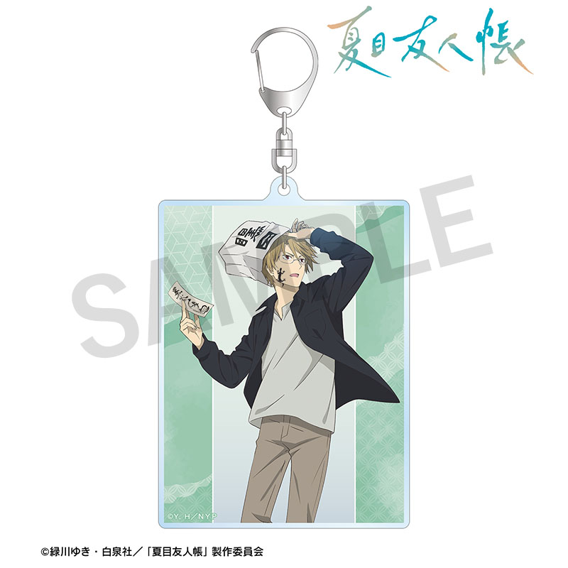 名取周一 夏目友人帳26点セット ブロマイド カード アクリルスタンド 缶バッジ 描き下ろし 名取周一 祓い屋ver. BIGアクリルキーホルダー【夏目友人帳