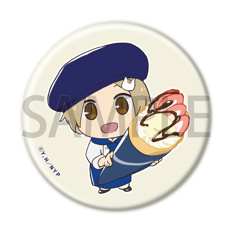 缶バッジ「夏目友人帳」08/クレープver. ブラインド(全6種)(描き
