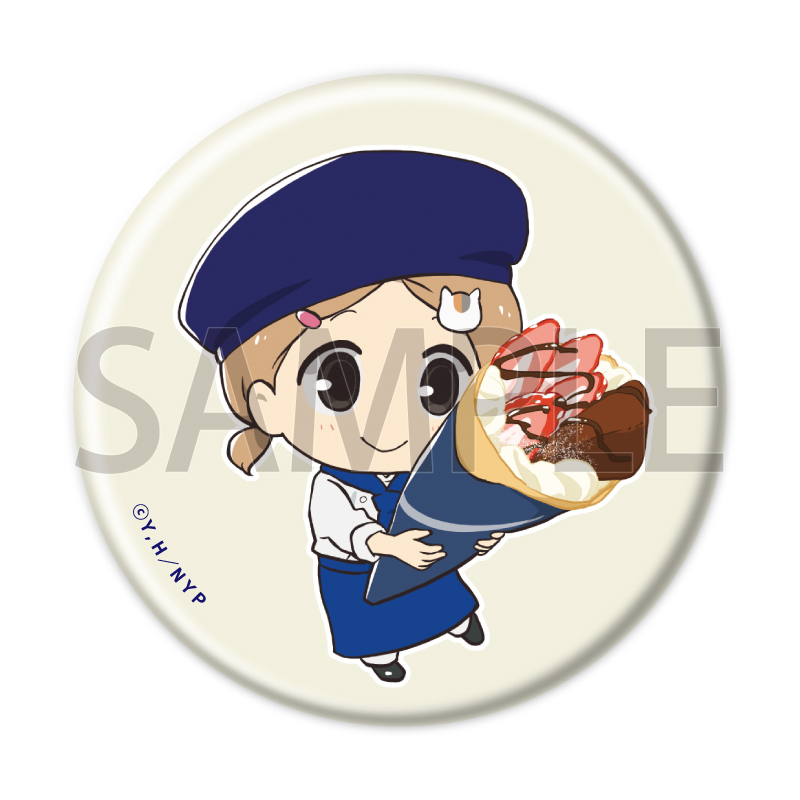 缶バッジ「夏目友人帳」08/クレープver. ブラインド(全6種)(描き