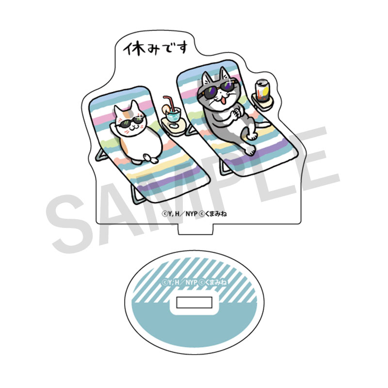 ミニアクリルスタンドコレクション（ニャンコ先生と仕事猫）【夏目友人