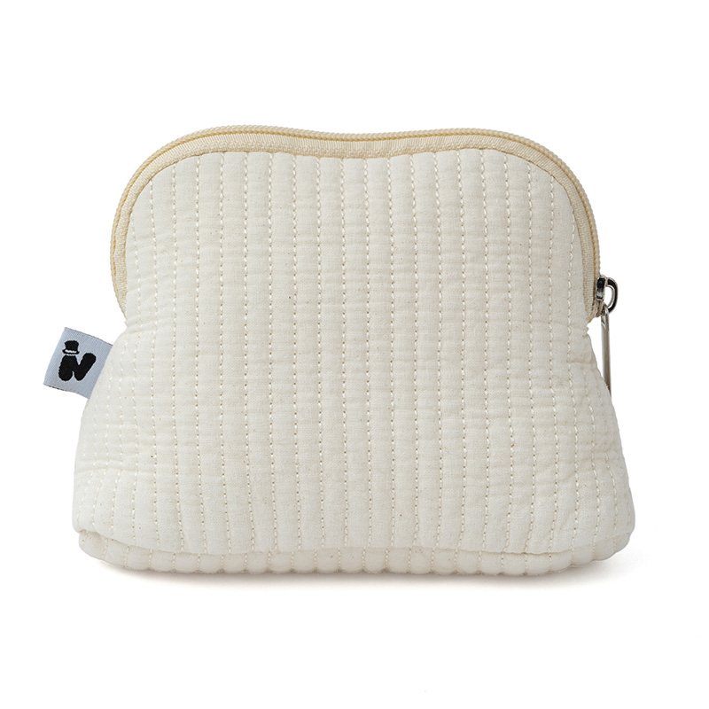 Rara　ヌビ　トラベルポーチ　スター／オフホワイト　刺繍入り　×2 なは様 ヌビポーチ Rara様専用 ヌビ トラベルポーチ スター／オフ