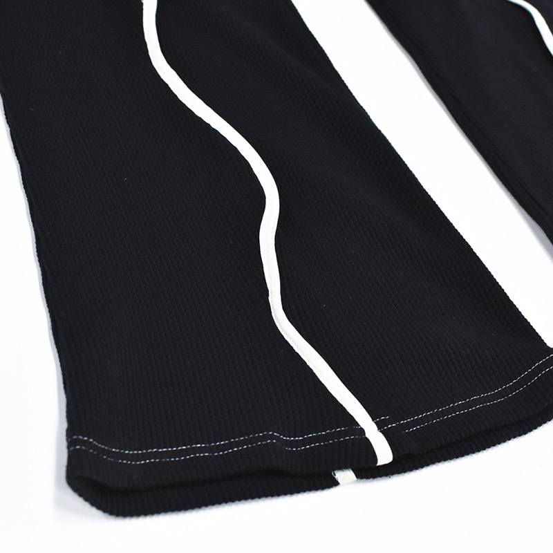 lesson pants (black)【HOUGA 】【ニュースタアナウ】 