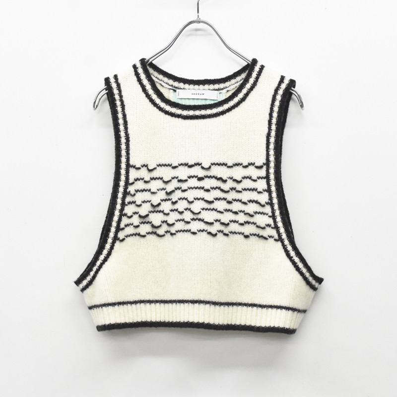 ritsuko karita Tank top knit vest(ラスト1☆ritsuko karita ritsuko karita Tank top knit vest(ラスト1☆ritsuko karita