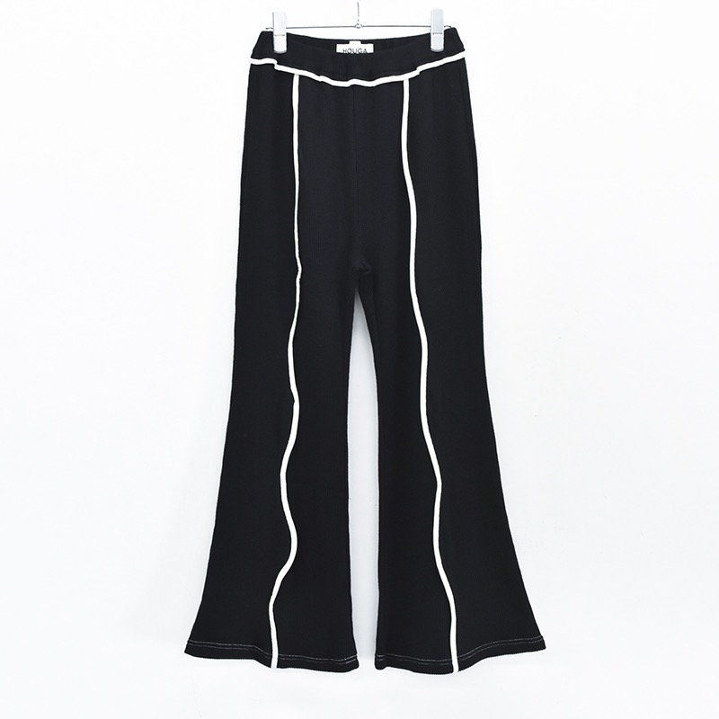 lesson pants (black)【HOUGA 】【ニュースタアナウ】 