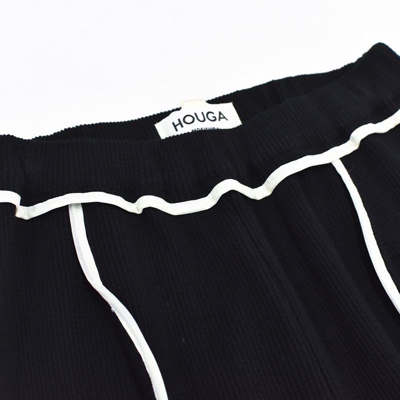 lesson pants (black)【HOUGA 】【ニュースタアナウ】 
