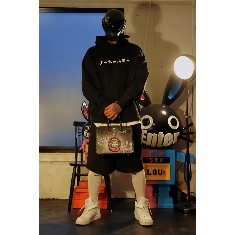 ミュージシャン PIZZA Lab Logo HOODIE BLACK XL PIZZA Lab Logo