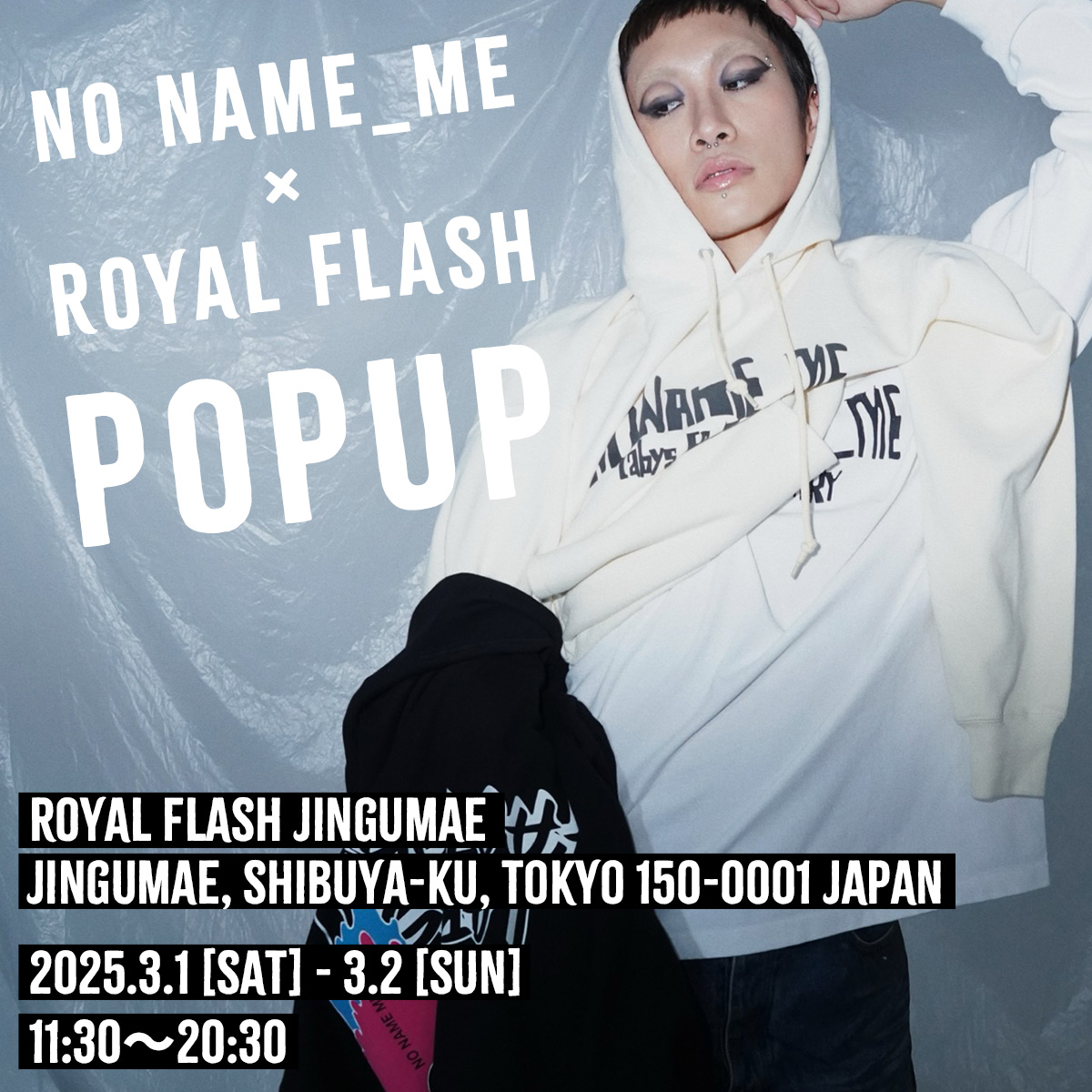 NO NAME_ME×ROYALFLASH POPUP 開催決定！【NO NAME_ME Official Online