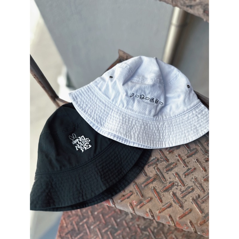 Graffiti labi patch bucket hat BLACK【NO NAME_ME Official Online