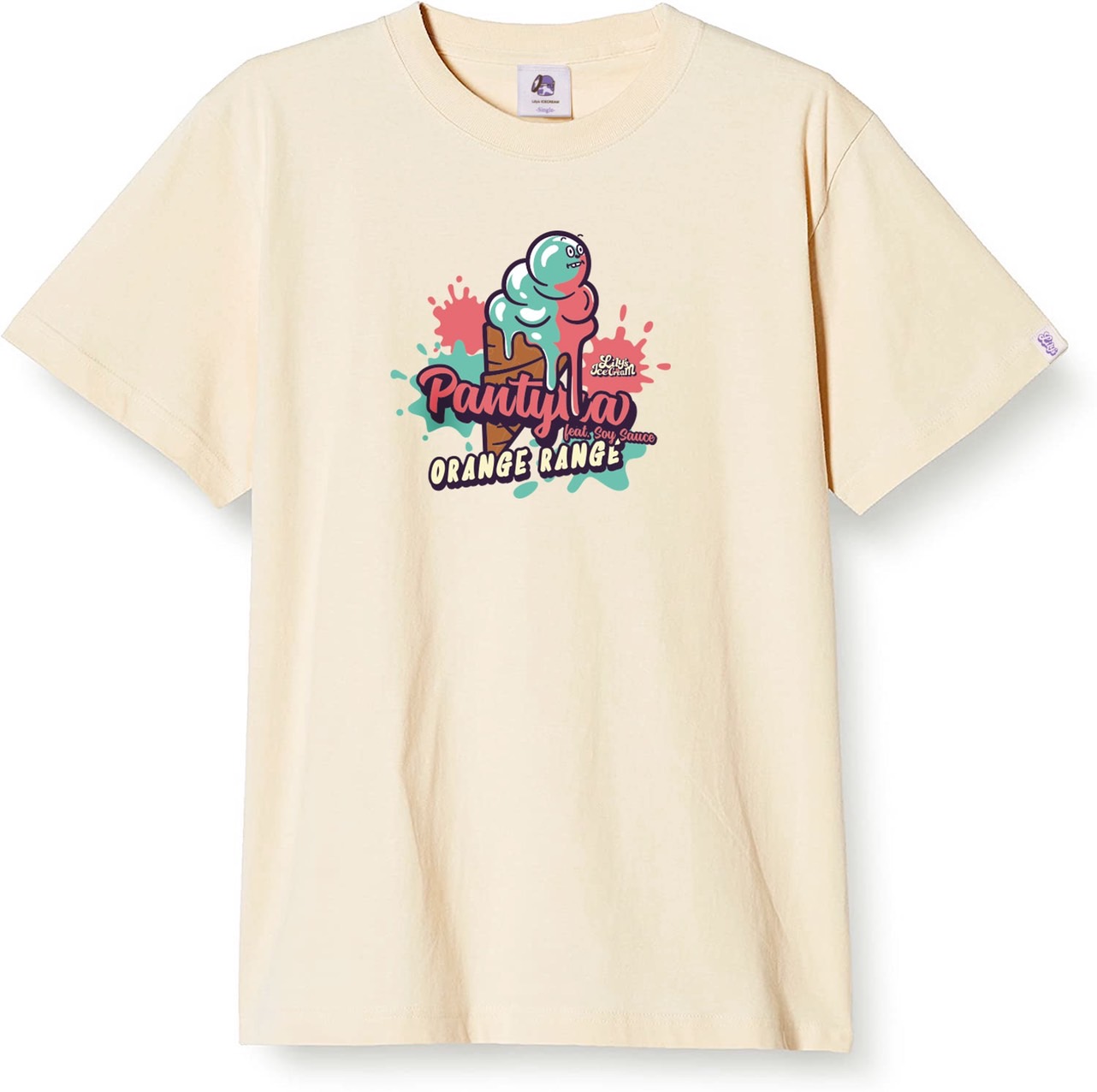 ORANGE RANGE LILY'S ICE CREAM Tシャツ ORANGE RANGE OFFICIAL GOODS】