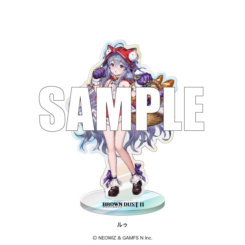 ブラウンダスト2×コラボカフェ オーロラアクリルスタンド【PLAYFUL