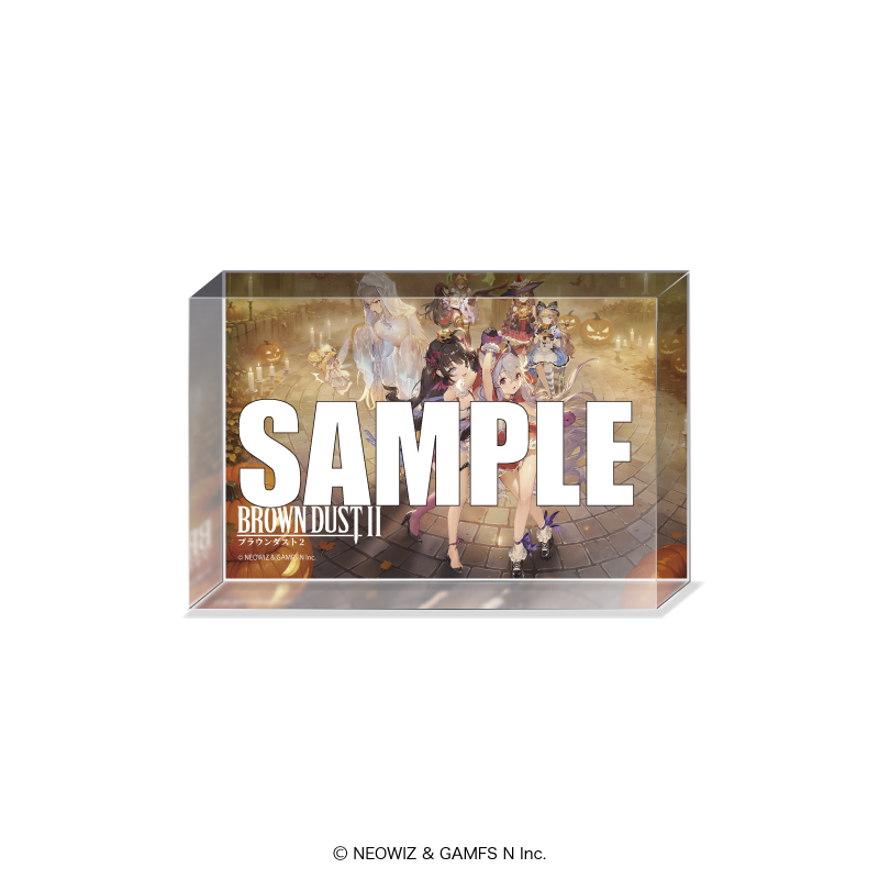 ブラウンダスト2×コラボカフェ アクリルブロック【PLAYFUL MIND SHOP