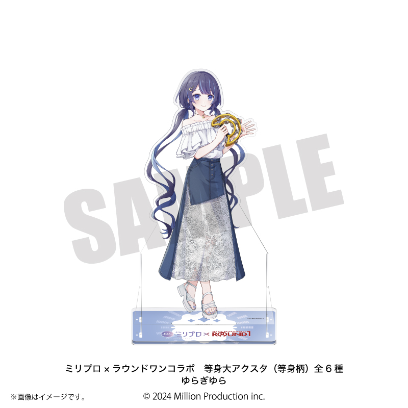 女子研究所大学 ラウンドワン限定 BIGアクリルスタンド 全5種　コンプ 女子研究大学 ROUND1 BIGアクリルスタンド りぃちょ ラウンド