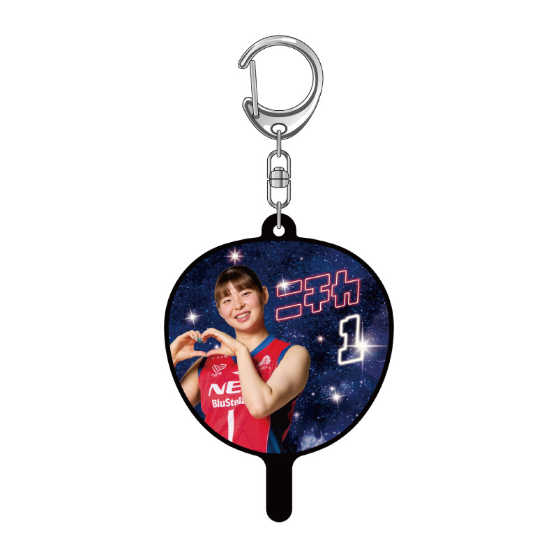 ランダムうちわ型アクリルキーホルダー【RED ROCKETS GEAR STORE】