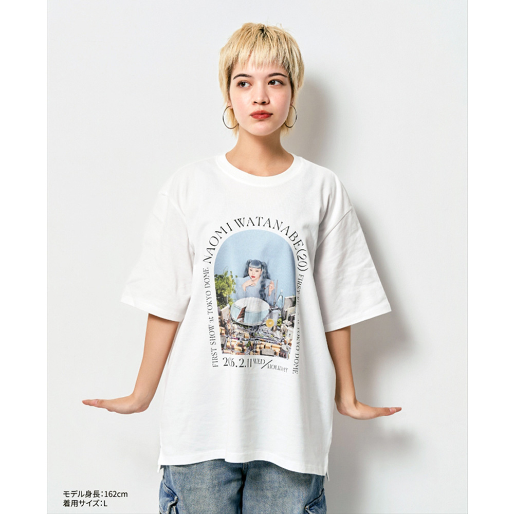 渡辺直美　東京ドームTシャツ Lサイズ 新品未使用 Tシャツ(NW×吉田ユニ)【EVENT SHOP by FANY】