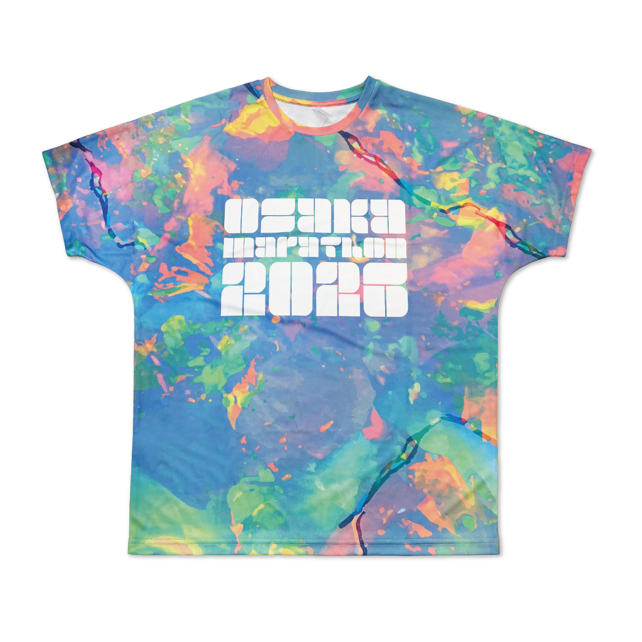 大阪マラソン 2026グラフィックTシャツ オパール新品未開封 完売品 手渡OK フルグラフィックTシャツ(オパール)【EVENT SHOP by FANY】