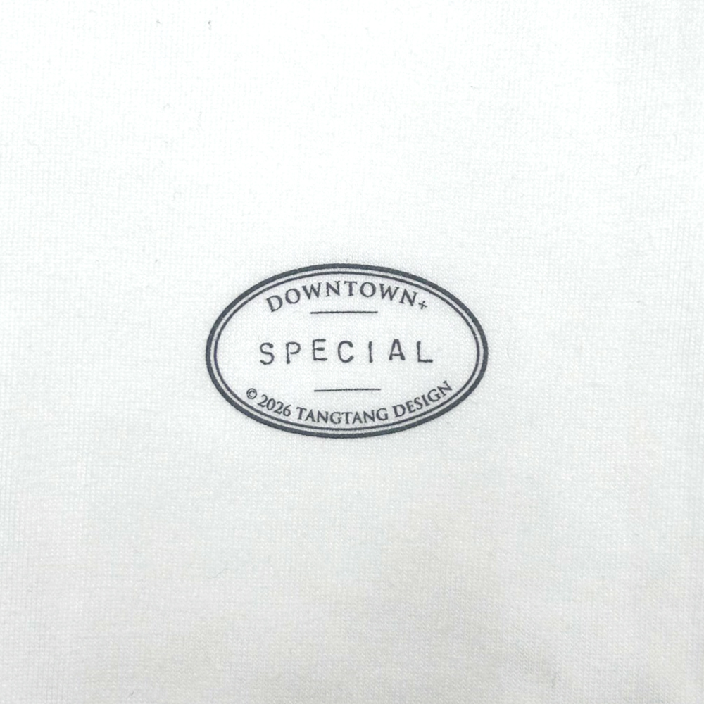 TANGTANGコラボTシャツ 浜田ver.(ホワイト)【DOWNTOWN+公式グッズ
