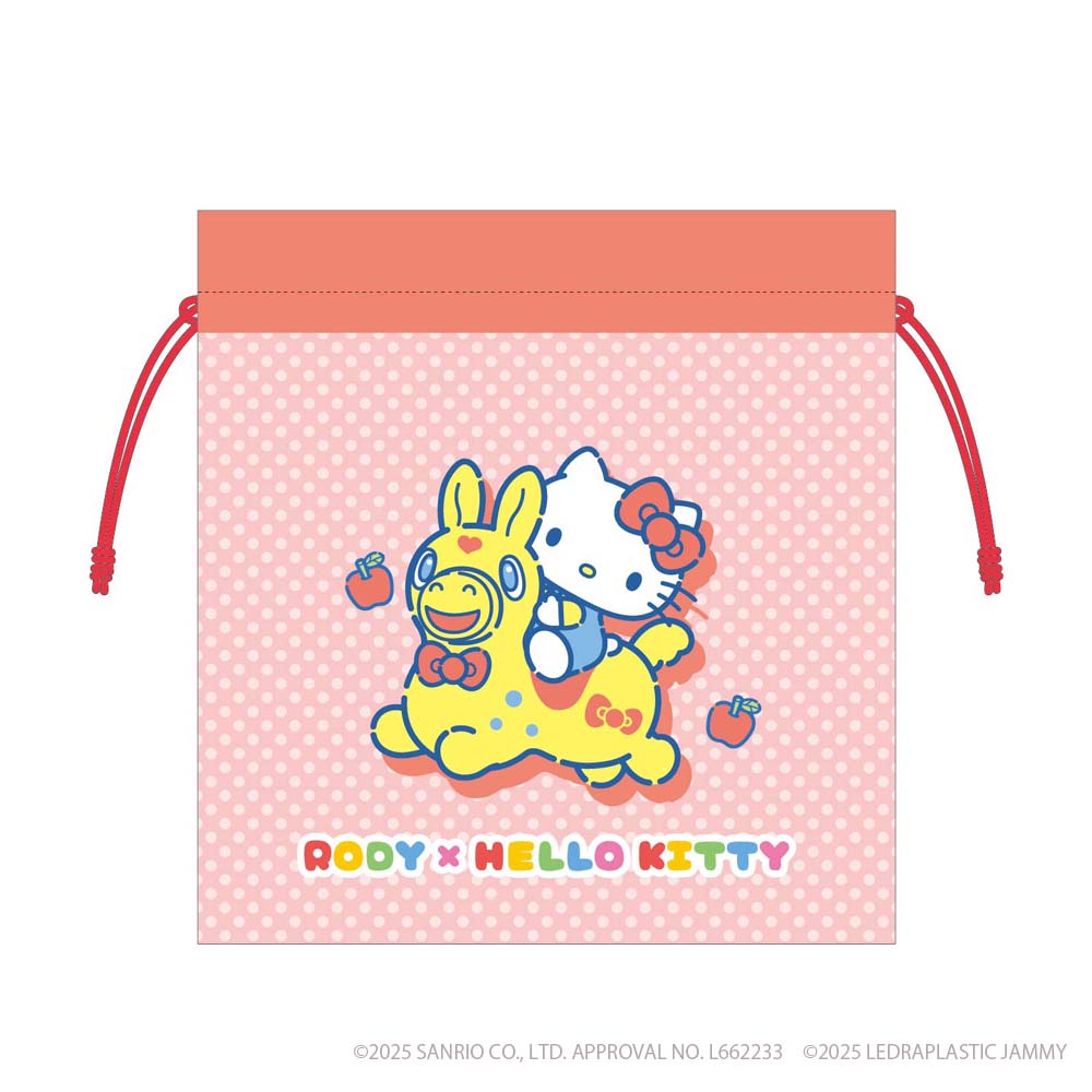 巾着M RODY×ハローキティ【marimo craft ONLINE SHOP】