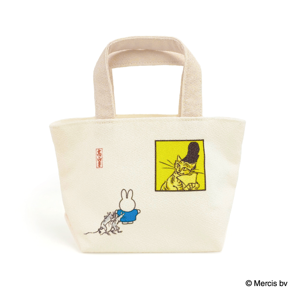 【しろmumu】新品タグ付き　セブンフェアリー　素直ベスト ミニトートバッグ A Miffy×鳥獣戯画【marimo craft ONLINE SHOP】