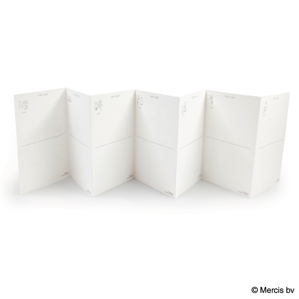 蛇腹ポストカード B Miffy×鳥獣戯画【marimo craft ONLINE SHOP】