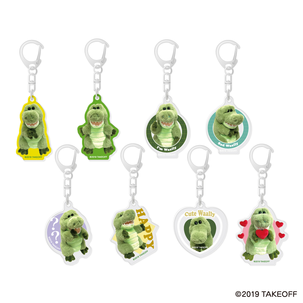 BOX】アクリルキーホルダーコレクション<8>ワーリーフレンズ【marimo