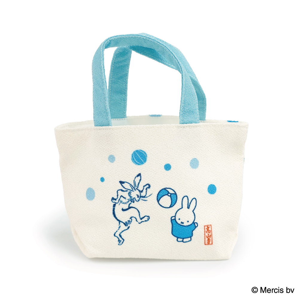 ミニトートバッグ B Miffy×鳥獣戯画【marimo craft ONLINE SHOP】