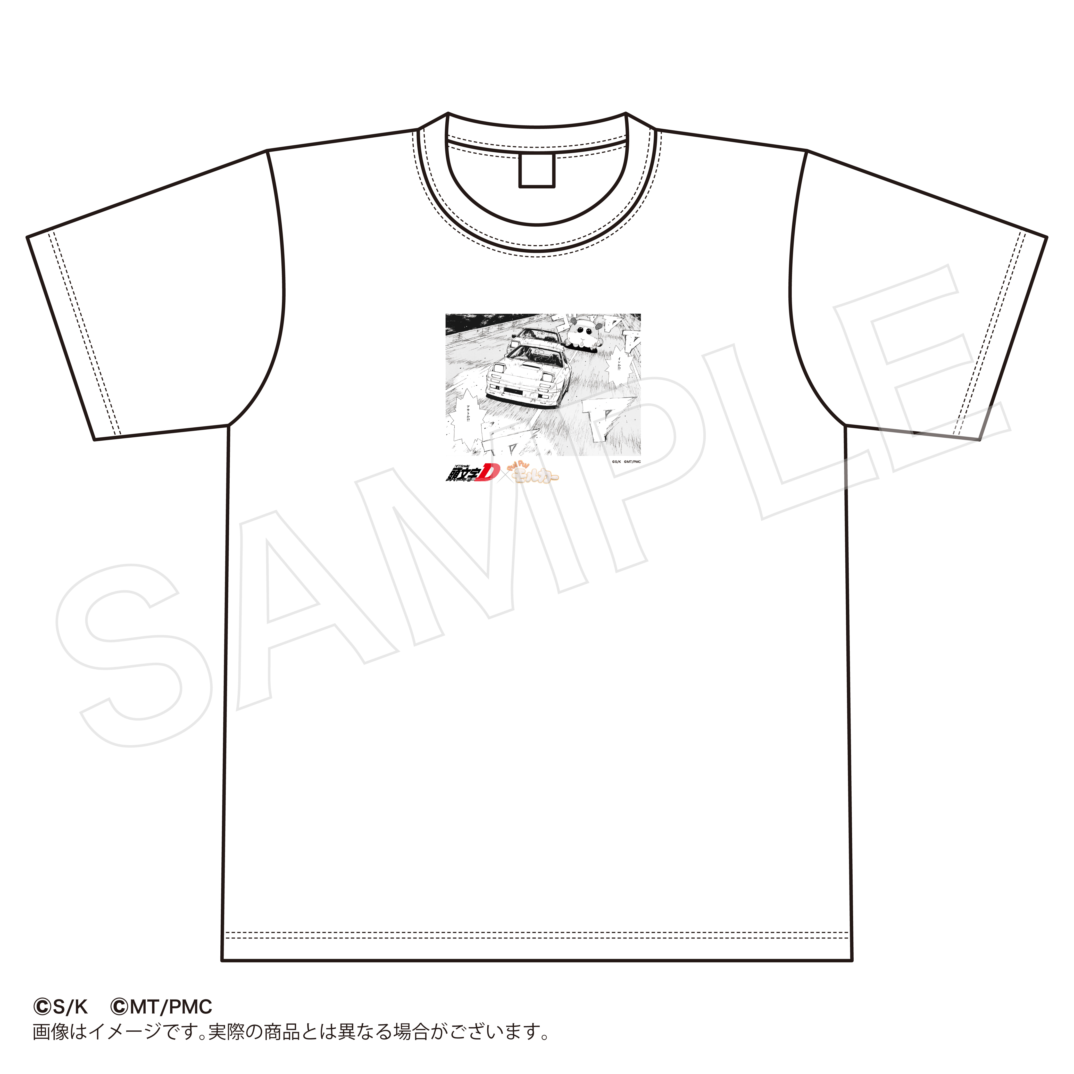 Tシャツ 原作絵ポテト M 頭文字Dxモルカー【marimo craft ONLINE SHOP】
