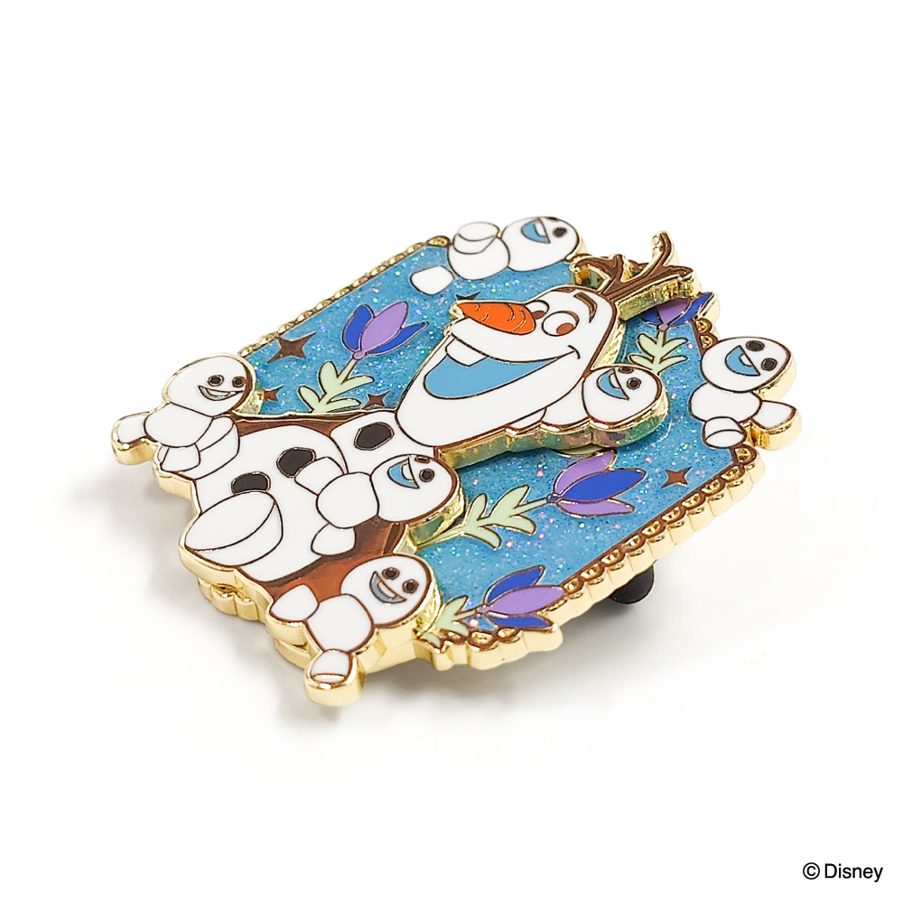 コレクションピンバッジ オラフ＆スノーギース【marimo craft ONLINE