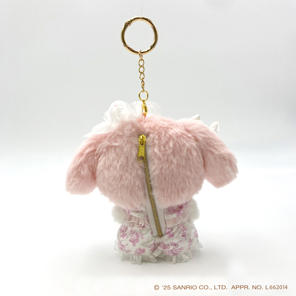 マイメロディ 白いちごのティータイム ふわくた　ぬいぐるみ　ミラー マイメロディ 白いちごのティータイム ふわくた ぬいぐるみ