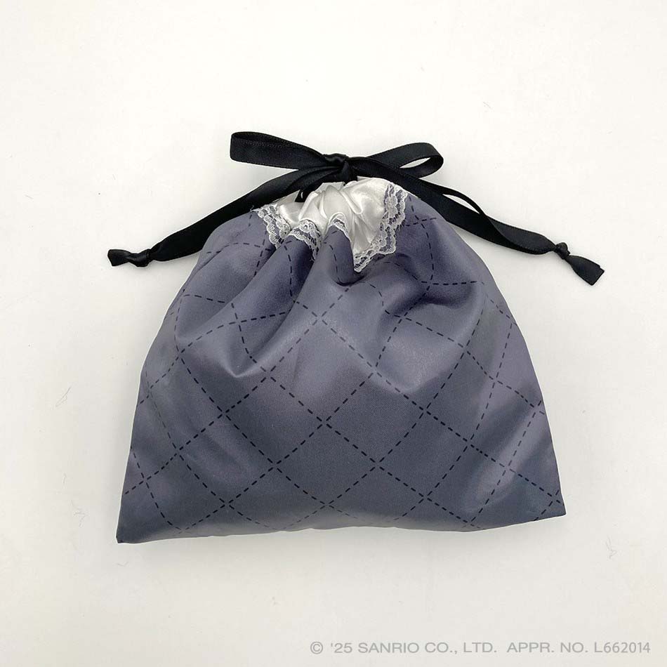 月夜のクロミ ボアフェイス巾着【marimo craft ONLINE SHOP】